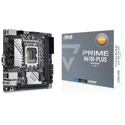 [I_CMASU-330500] Carte mère Intel 1700 H610 Mini ITX Asus PRIME H610I-PLUS-CSM _ 90MB1GB0-M0EAYC