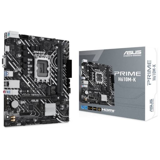 [I_CMASU-336328] Carte mère Intel 1700 H610 Micro ATX Asus PRIME H610M-K _ 90MB1GA0-M0EAY0