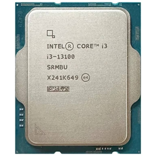 [I_PRINT-518893] Processeur Intel 1700 Core i3-13100, 4.5GHz Turbo _ CM8071505092202 (Tray!)