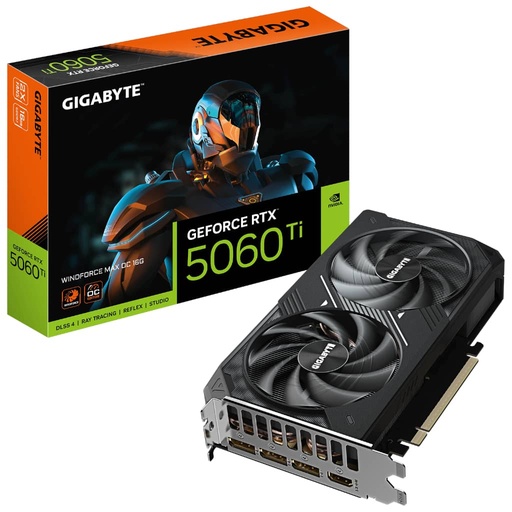 [I_CGGIG-356675] Carte graphique GeForce RTX5060Ti Gigabyte RTX 5060 Ti WINDFORCE MAX OC 16G _ GV-N506TWF2MAX OC-16GD