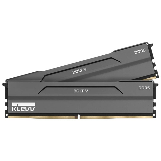 [I_MEKLV-967286] Mémoire DIMM DDR5 6400MHz Klevv, 32Gb (2x 16Gb) Bolt V Noir _ KD5AGUA80-64A320H