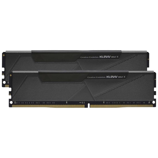 [I_MEKLV-965862] Mémoire DIMM DDR4 3200MHz Klevv, 16Gb (2x 8Gb) Bolt X Noir _ KD48GU880-32A160U
