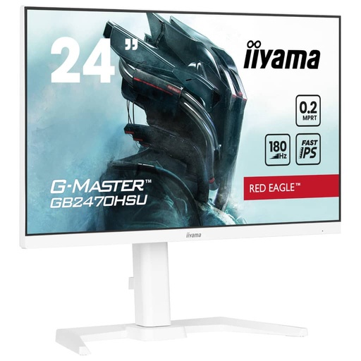 [P_ECIIY-123933] Ecran 23.8" Iiyama G-Master GB24, Blanc _ GB2470HSU-W6