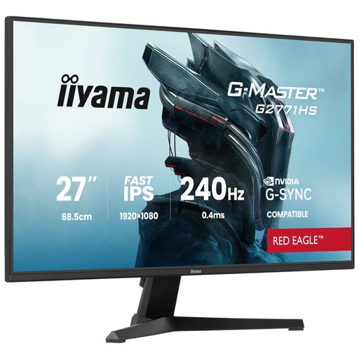 [P_ECIIY-126491] Ecran 27.0" Iiyama G-Master G27, Noir _ G2771HS-B1