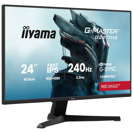 [P_ECIIY-126415] Ecran 27.0" Iiyama G-Master G24, Noir _ G2471HS-B1
