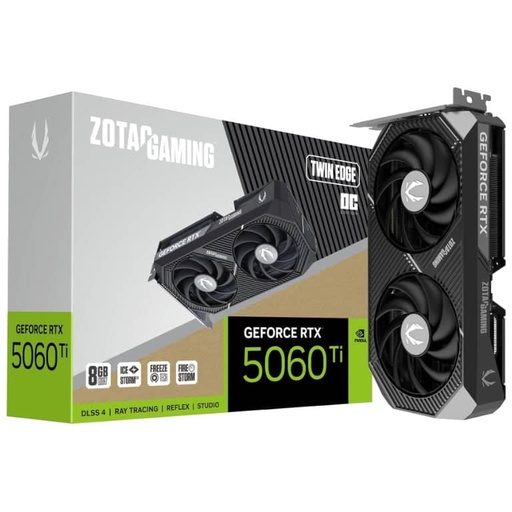 [I_CGZOT-700643] Carte graphique GeForce RTX5060Ti Zotac RTX 5060 Ti 8GB Twin Edge OC _ ZT-B50610H-10M