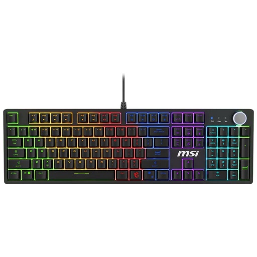 [P_SCMSI-324649] Clavier Filaire USB 2.0 MSI FORGE GK320 Red, Gris/LED _ S11-04FR255-HH9