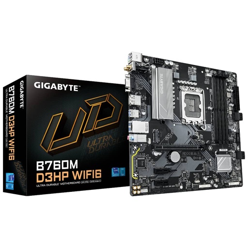 [I_CMGIG-867638] Carte mère Intel 1700 B760 Micro ATX Gigabyte _ B760M D3HP WIFI6