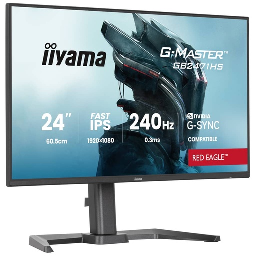 [P_ECIIY-126392] Ecran 23.8" Iiyama G-Master GB24, Noir _ GB2471HS-B1