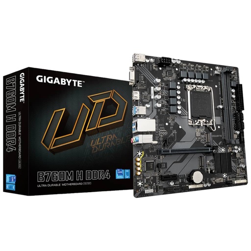 [I_CMGIG-854645] Carte mère Intel 1700 B760 Micro ATX Gigabyte _ B760M H DDR4