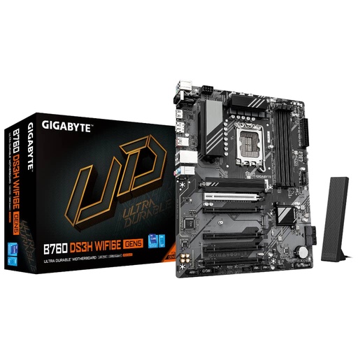 [I_CMGIG-872939] Carte mère Intel 1700 B760 ATX Gigabyte _ B760 DS3H WF6E GEN5