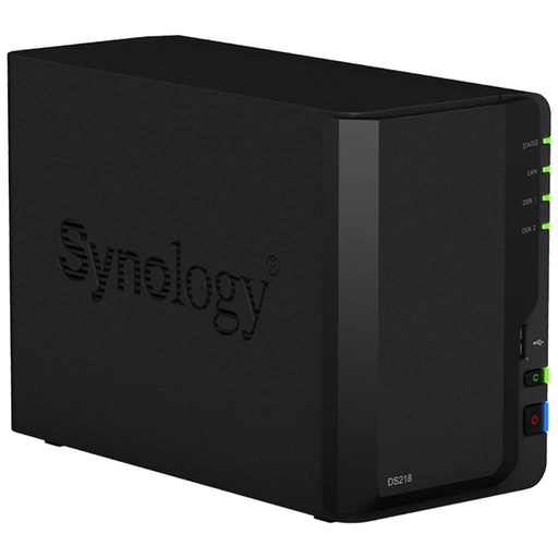 [R_NSSYN-722969] NAS réseau 2x disques Synology, Noir _ DS218