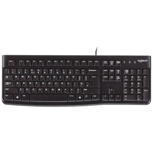 [P_SCLOG-021341] Clavier Filaire USB 2.0 Logitech K120, Noir _ 920-002515
