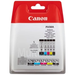 [A_ISCAN-631660] Cartouche d'encre Canon PGI-570PGBK/CLI-571 BK/C/M/Y, MultiPack (0372C004)