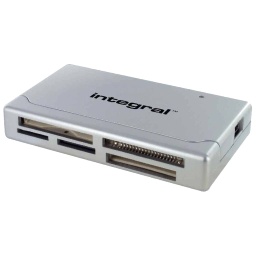 [P_HLITG-156606] Lecteur de cartes externe USB 2.0 Intégral, Gris (INCRMULTI)