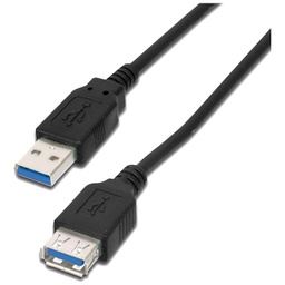 [C_RAUS3-052337] Cable Rallonge MF USB 3.0,  1.8 m Noir (MF-US3.US3-0018BK)