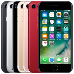[O_SPAPP-099647] SmartPhone Apple iPhone7 (A1660, A1778, A1779), 256Go Gris, Argent, Noir, Or, Rose ou Rouge (Grade AB) Reconditionné